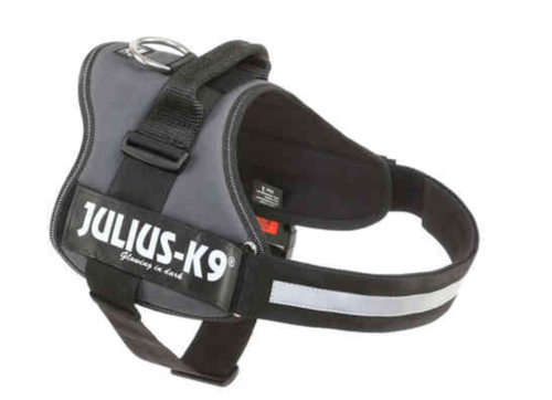 JULIUS-K9 ®-Powerharness® dogharness antrazit dark grey