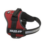 JULIUS-K9 ®-Power® koiravaljas tummanpunainen