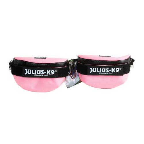 JULIUS-K9 ®IDC® Universal sivulaukkupari Julius-K9 IDC valjaisiin pink baby1-mini-mini(XXXS-M)