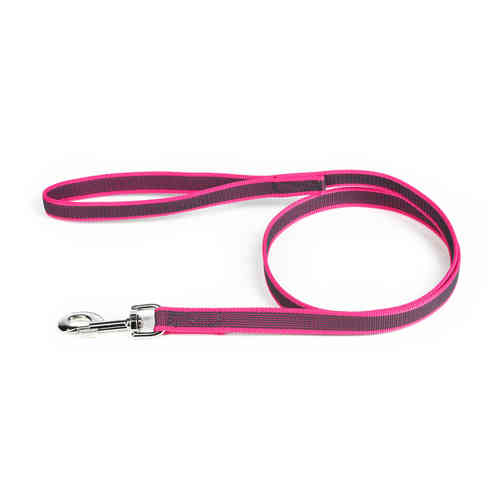 JULIUS-K9® Super-Grip leash pink 14mm with handle