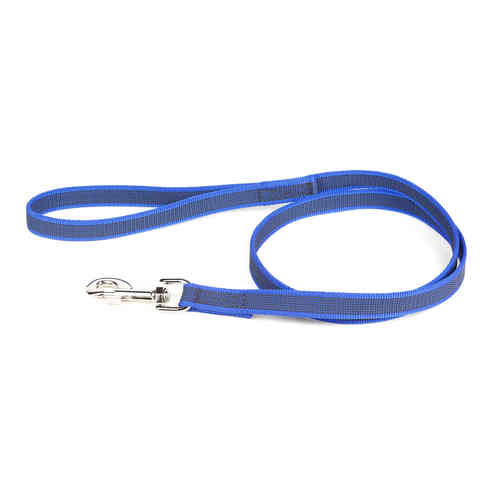 JULIUS-K9® Super-Grip leash blue 20mm with handle