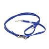 JULIUS-K9® Super-grip double leash blue
