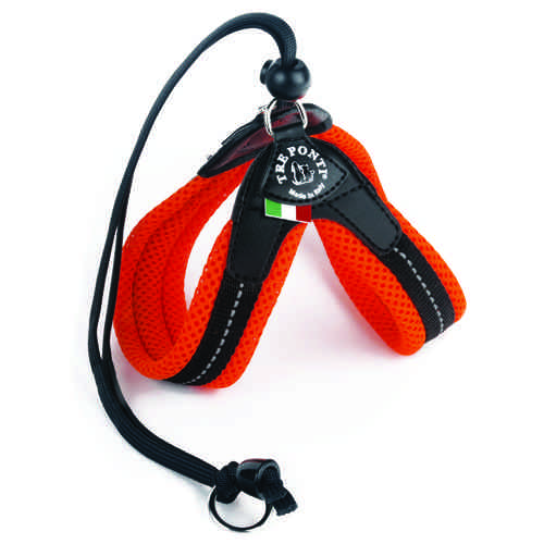 Tre Ponti Fluo Mesh strap harness orange