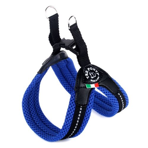 Tre Ponti Mesh harness plastic lock blue
