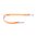 JULIUS-K9 ®IDC® Lumino pimeässä hohtava koiran hihnanjakaja 19mm 75 cm oranssi