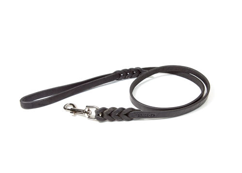 Julius-k9 leather leash with handle 13mm/1,2m