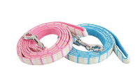 Puppia dog leash pink stripes L