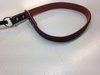 URHO leather dog collar brown/cognac 18mm x 60 cm