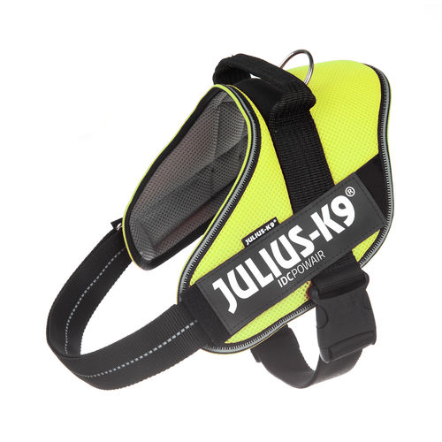 Julius-K9® IDC® Powair hengittävä mesh koiranvaljas neon