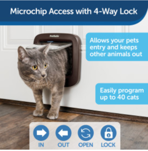 Petsafe® Microchip Cat flap brown