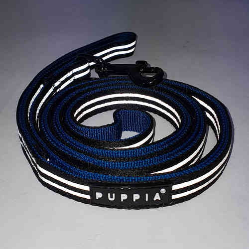 PUPPIA® reflective dog leash black