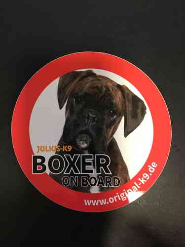 car sticker boxer