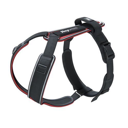 JK9® Speed harness - koiran Y-valjas koko M ja tekstitarra haluamallasi tekstillä